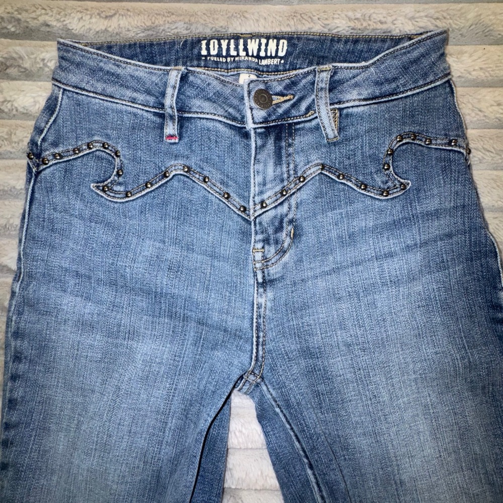 Idyllwind Womens 2 Beasley Gypsy Western Yoke Bootcut Jeans‎ Bareback Studded - Picture 8 of 16